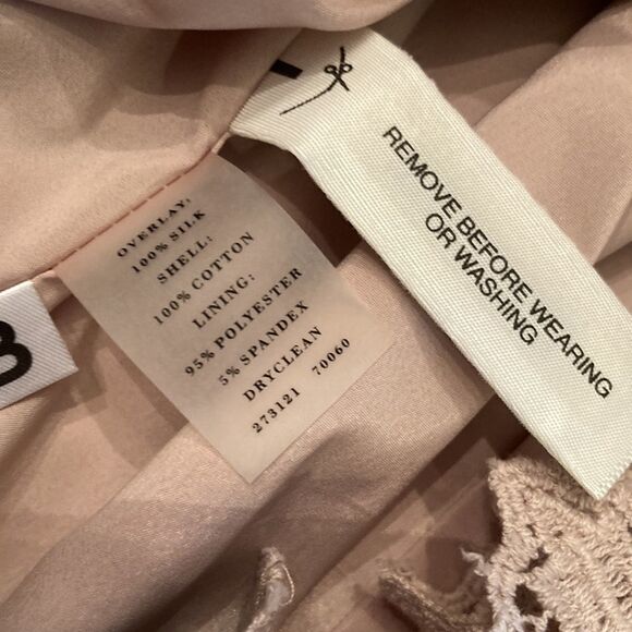 Ann Taylor lace dress with chiffon draping. Size 0 petite new without tags - Picture 8 of 8